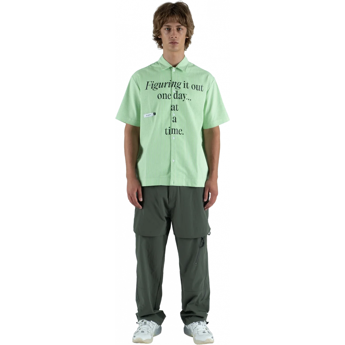 Reymon S/S Stripe Oxford Button Shirt