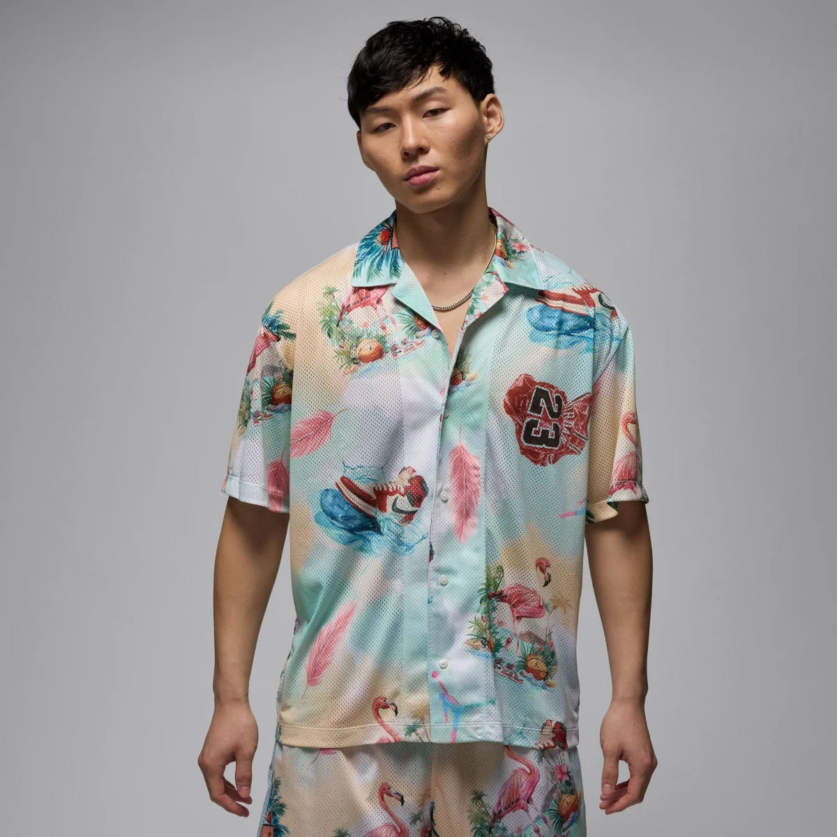 Jordan Essentials Printed Camp Top
